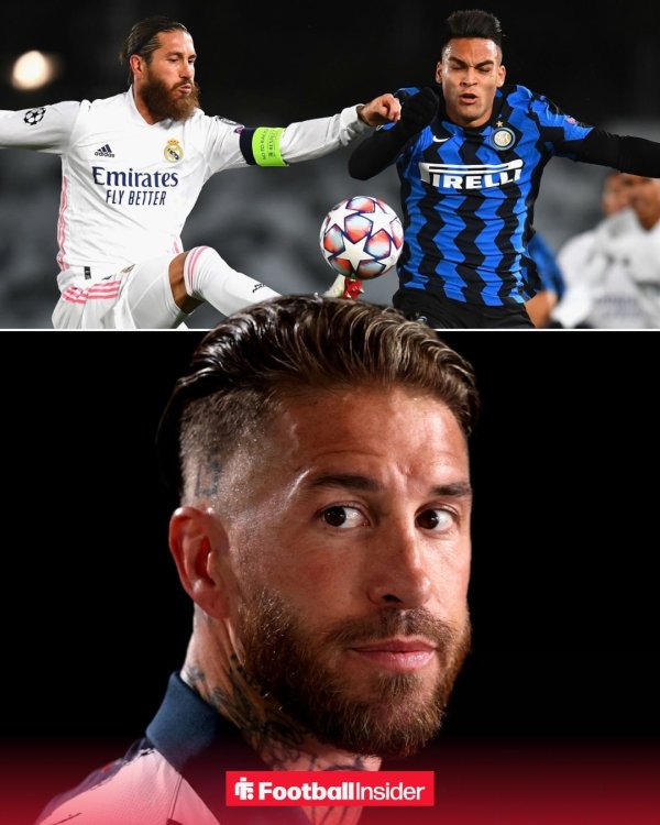 Ramos scored two goals against Inter Milan in his career, and both headed them