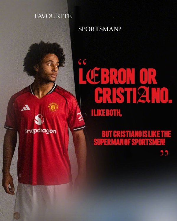 Zilkze: Favorite athlete? James or Ronaldo, but Ronaldo is the superman among athletes