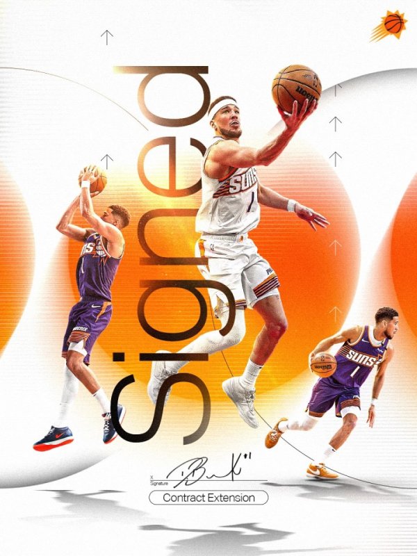 🤑145 million in two years! Official: Booker officially renews Sun contract in advance 🏜️