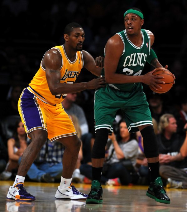 Pierce: I liked the Magician and Byron Scott when I was a kid. I wanted to play for the Lakers