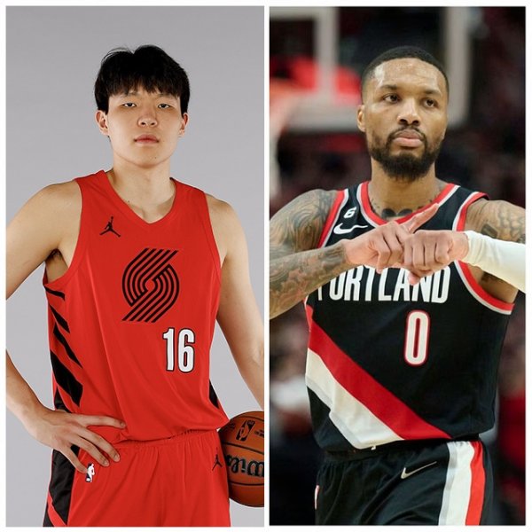 🤣 Let’s name the combination of Yang Hansen and Lillard📣
