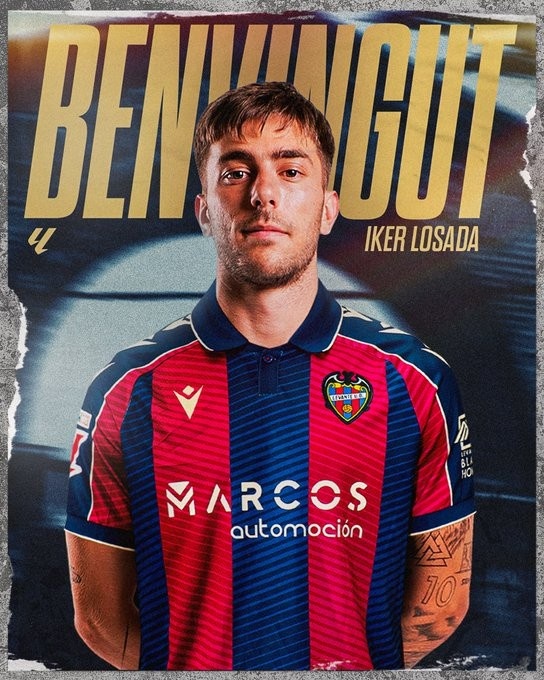 Official: Betis striker Losada joins Levante on loan, with the loan period until the end of this season