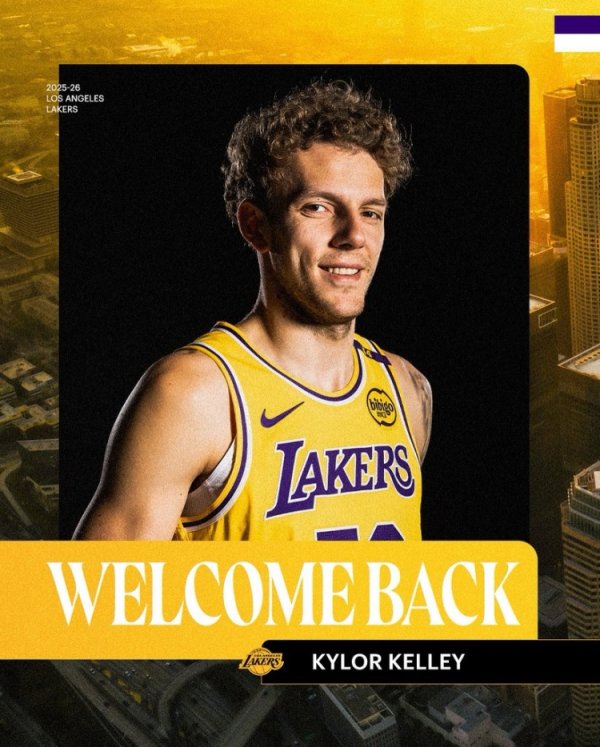 New aid center! Lakers official launches poster to welcome Keller Kelly