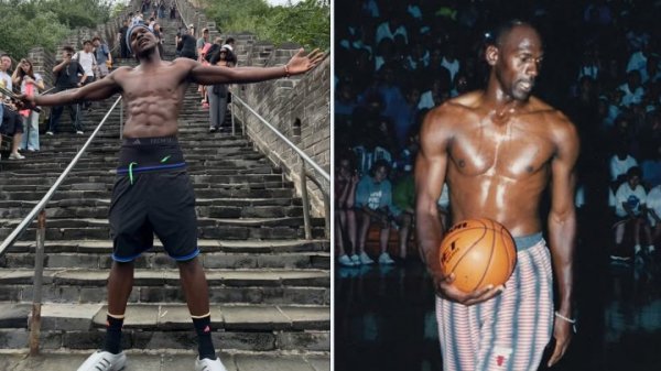 🤯 is too exaggerated! Huazi s body fat rate is only 3.5%, and Jordan s lowest level during his peak period is only 4%.