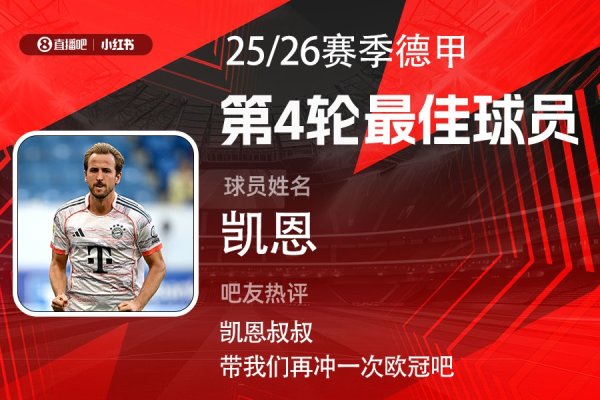 X Xiaohongshu | Best of the 4th round of the Bundesliga: Kane was elected again! Wearing a hood to create 3 goals