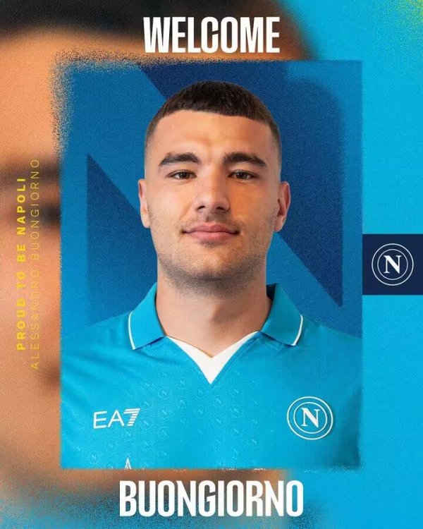 Dimazio: Naples  main central defender Bungiorno suffered a thigh injury and was absent for at least one month