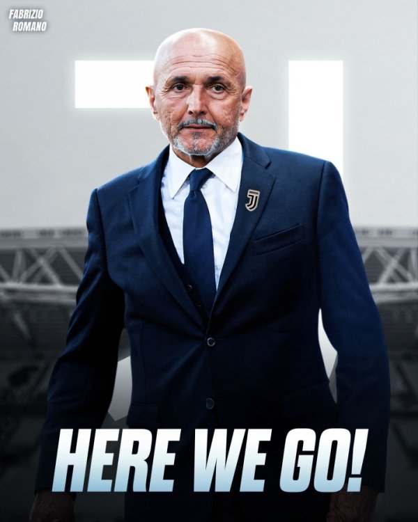 HWG! Romano: Spalletti is signed with Juventus until the summer of 2026 and will renew his contract if he enters the Champions League