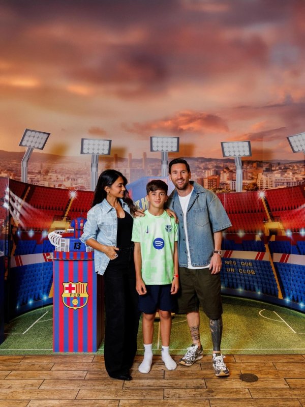 Red and blue for life! The Messi family celebrates Thiago’s 13th birthday with a party full of Barcelona elements