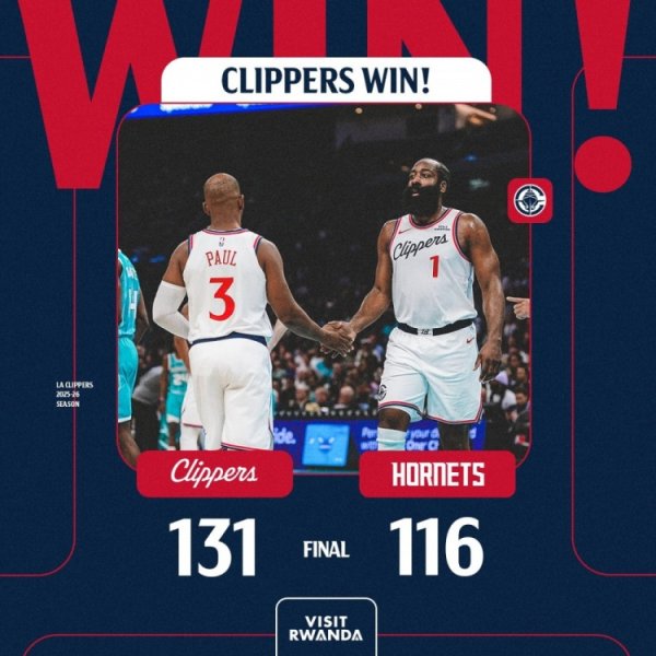 Did you do this on purpose😳? Harden and Paul were featured on the Clippers’ official winning poster. The two scored 58 points together.